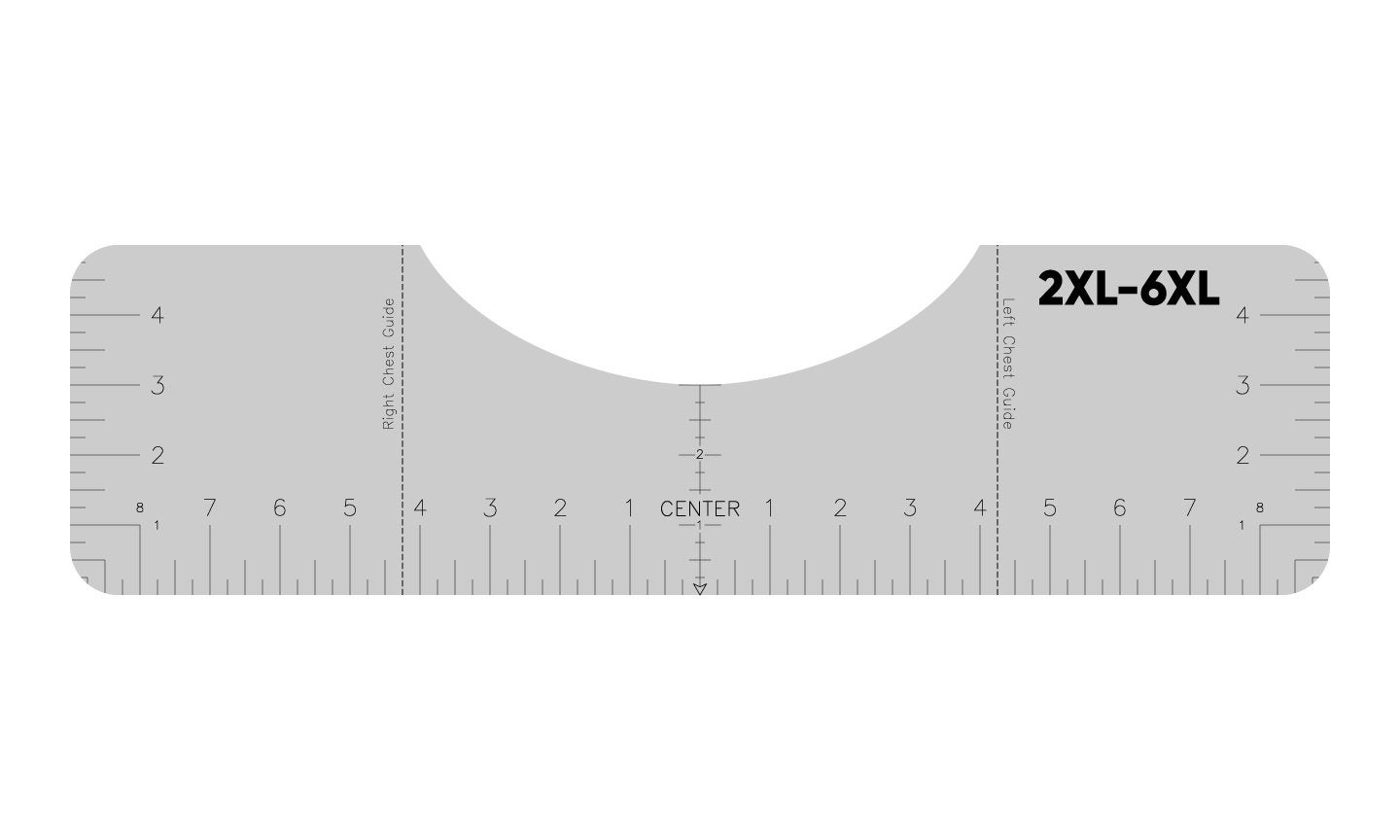 Download Digital 2xl 6xl Adult T Shirt Ruler File 2x 6x Large Shirt Alignment Tool Svg Craft Ruler Pdf Custom Shirt Making Ruler Men Women Nani Design
