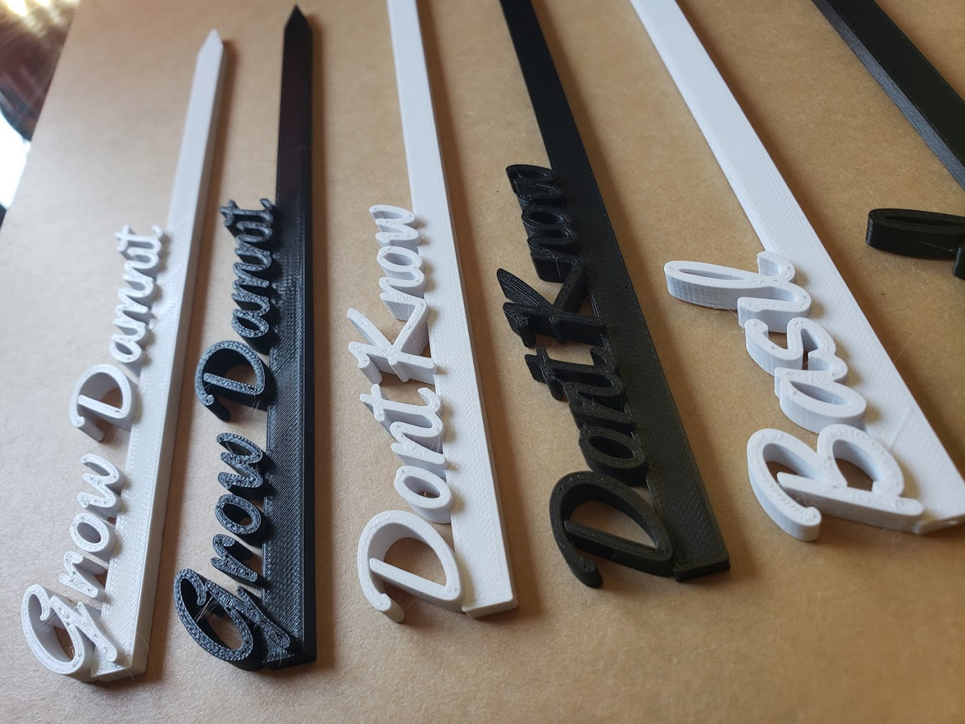 3D Plant Markers, Custom Garden Stakes, Plastic Herb Name Tags, PETG Printed Vegetable Labels, Flower, Fruit, Herb, Succulent, Large Garden