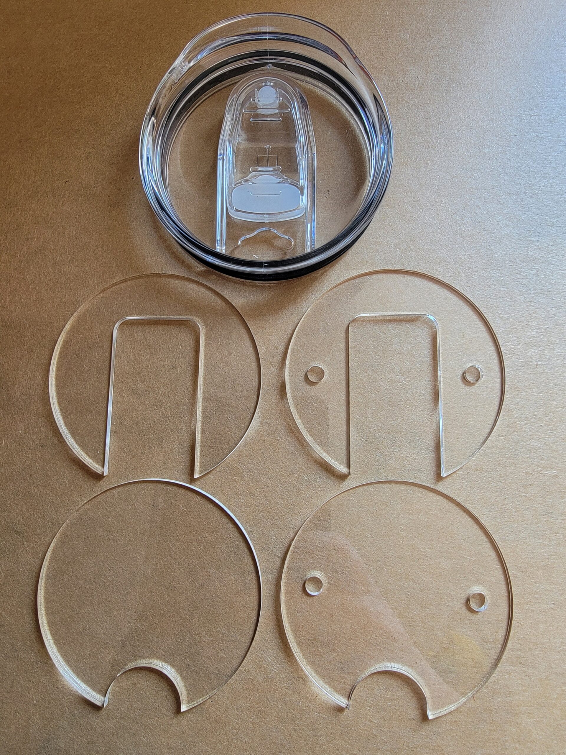 Straight / Skinny Wholesale Acrylic Tumbler Topper - Image 2