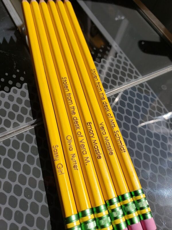 Personalized Engraved Pencil, Custom Ticonderoga #2 Pencils, School Pencils, Teacher Present, Child Gift, Kid Personalized Pencil, Student - Image 3