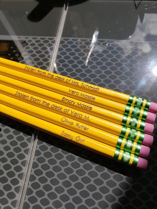 Personalized Engraved Pencil, Custom Ticonderoga #2 Pencils, School Pencils, Teacher Present, Child Gift, Kid Personalized Pencil, Student - Image 2