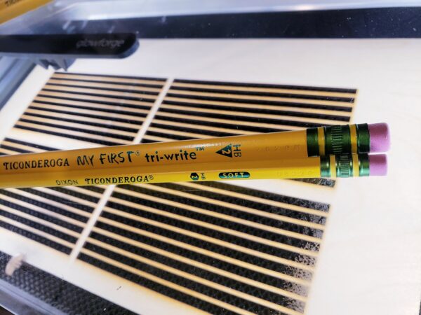 Personalized Young Kid Pencil, Custom Large Ticonderoga My First Tri-Write #2 Pencils, Little Kid Engraved Pencil, Beginner Pencil - Image 3