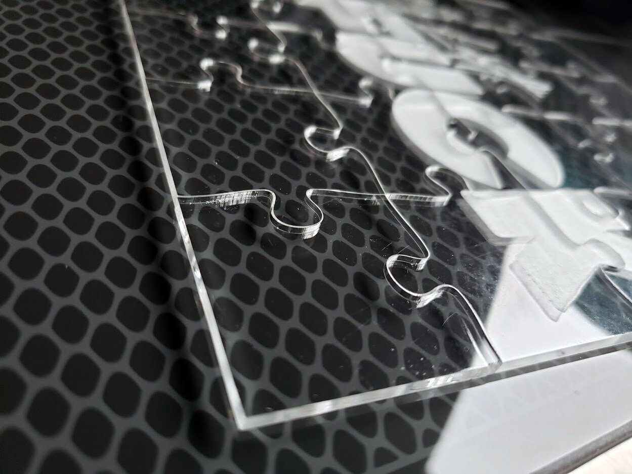 My Last Fuck Clear Puzzle, F*ck Gag Gift, Acrylic Christmas Present, Adult Holiday Gift, Stocking Stuffing, Year 2020 Quarantine, Bad Words - Image 3