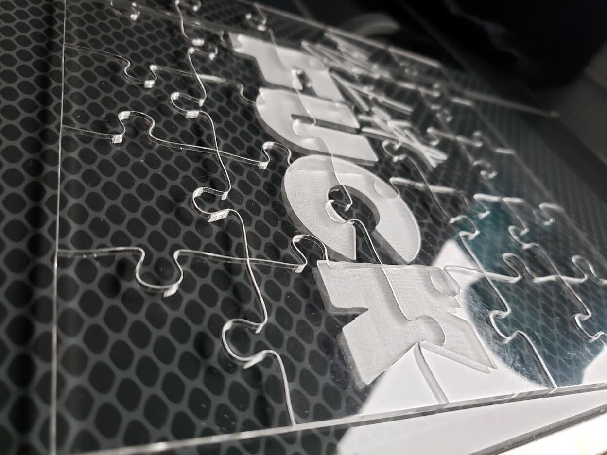 My Last Fuck Clear Puzzle, F*ck Gag Gift, Acrylic Christmas Present, Adult Holiday Gift, Stocking Stuffing, Year 2020 Quarantine, Bad Words - Image 4