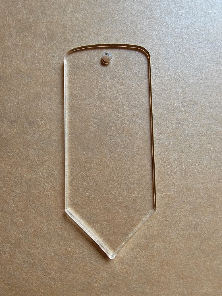 Acrylic Pencil Blank, Custom Teacher Keychain Gift, Cast Acrylic School, Personalize Keychain Blank, Make Your Own Keychain, Back to School - Image 3