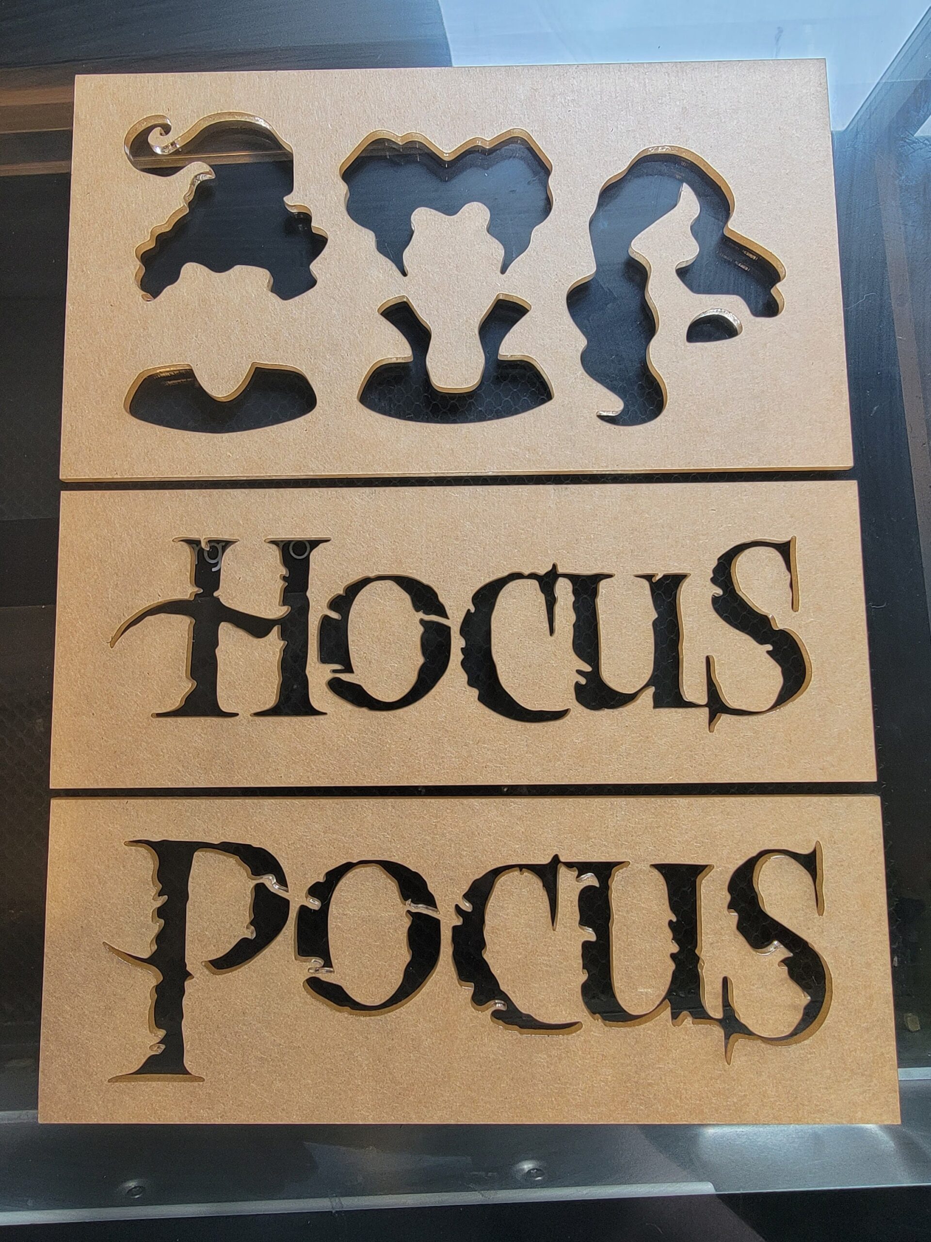 Hocus Pocus Bleaching Stencil Set, Halloween Craft Bleaching, T-shirt Bleach Stencil, Bleaching Stencil, Sublimation Bleach, Sisters Hair - Image 2