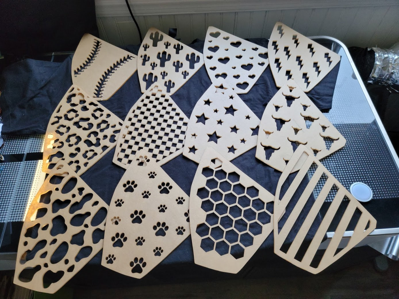PATTERNS - Acrylic Sleeve Bleaching Stencil, T-Shirt Bleach Stencil, Shirt Sleeve Tool, Sublimation, Crafting Tools, Making Custom Shirts - Image 4