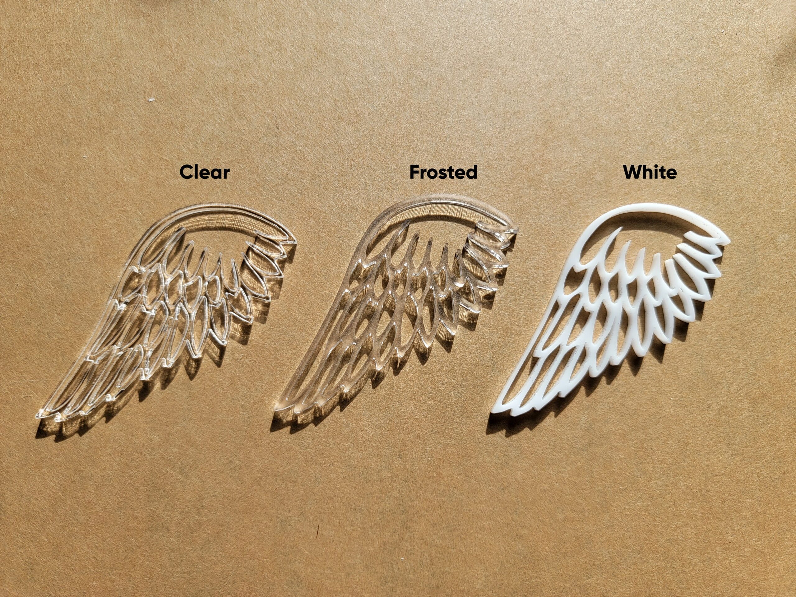 Wholesale Acrylic Wings, Acrylic Angel Wing Blank, Rose Gold Wings, Hanging Crafter DIY, Christmas Ornament, Mirror Acrylic Memorial Angel - Image 5