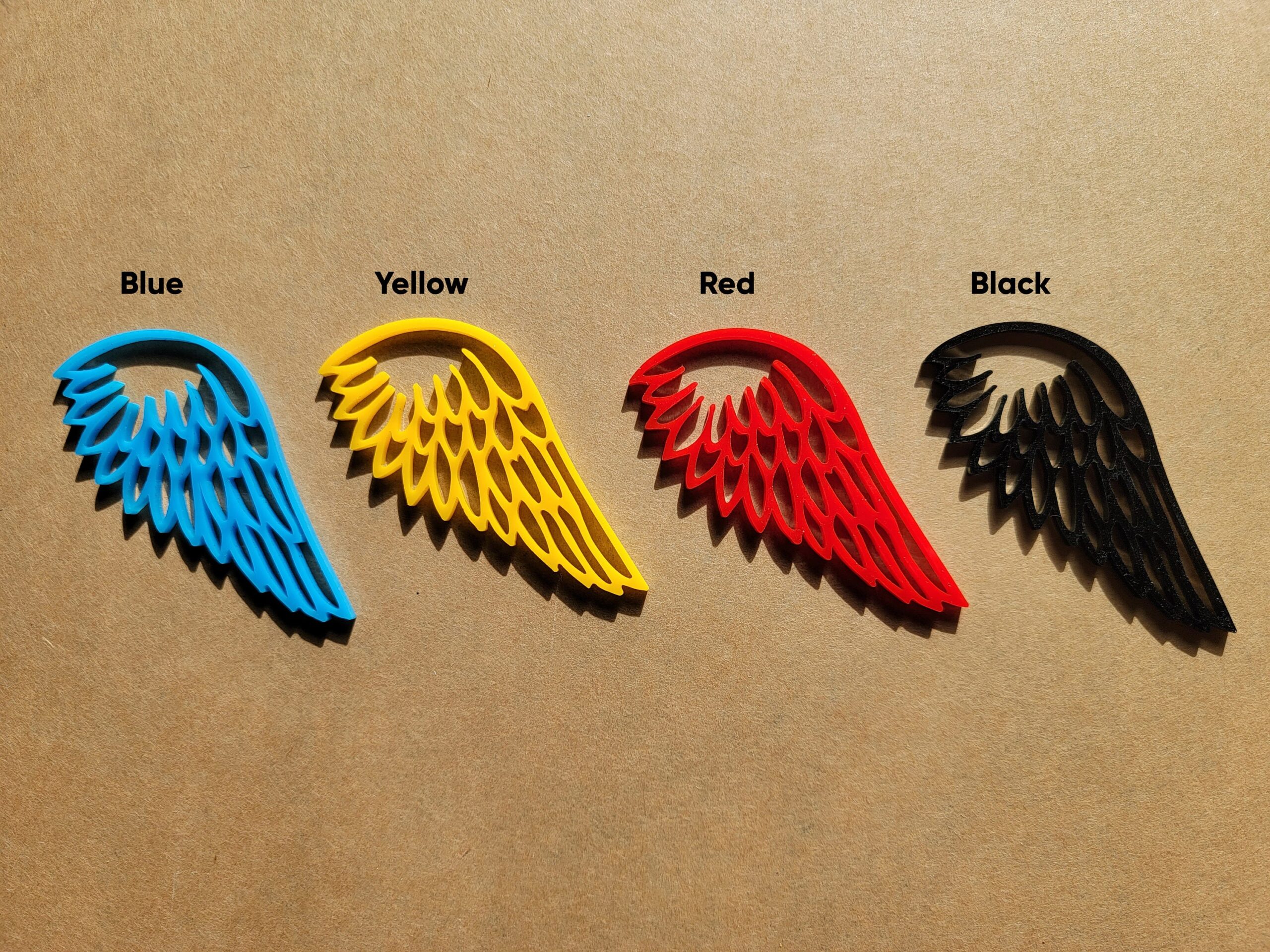 Wholesale Acrylic Wings, Acrylic Angel Wing Blank, Rose Gold Wings, Hanging Crafter DIY, Christmas Ornament, Mirror Acrylic Memorial Angel - Image 6