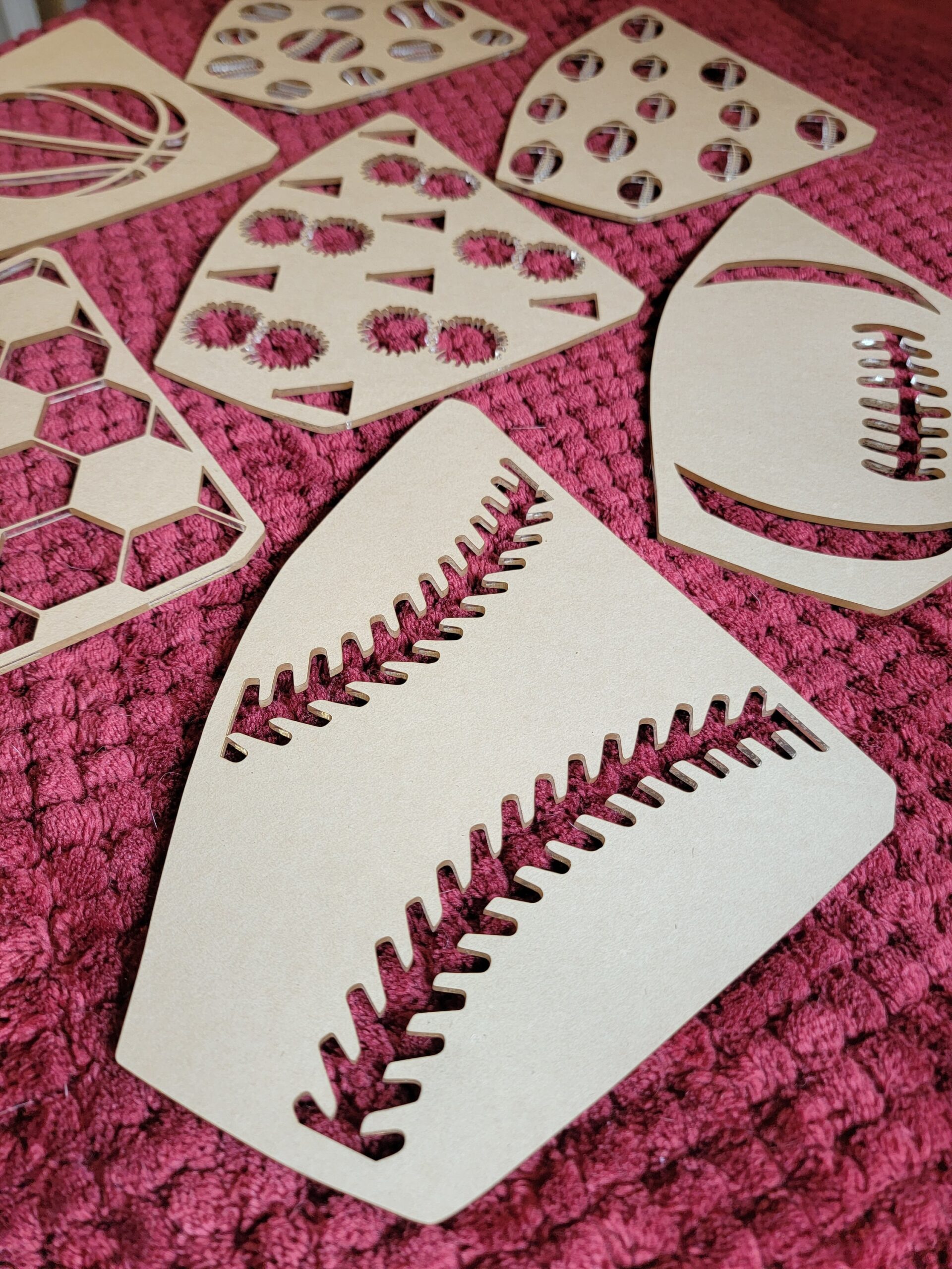 SPORTS - Acrylic Sleeve Bleaching Stencil, T-Shirt Bleach Stencil, Shirt Sleeve Tool, Sublimation, Crafting Tools, Making Custom Shirts