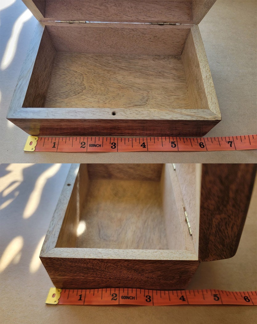 Personalized Pet Keepsake Wood Box, Pet Memorial Remains Box, Cremation Cat Ashes, Urn Box Dog Ashes, Custom Funeral Box, Rainbow Bridge Box - Image 10