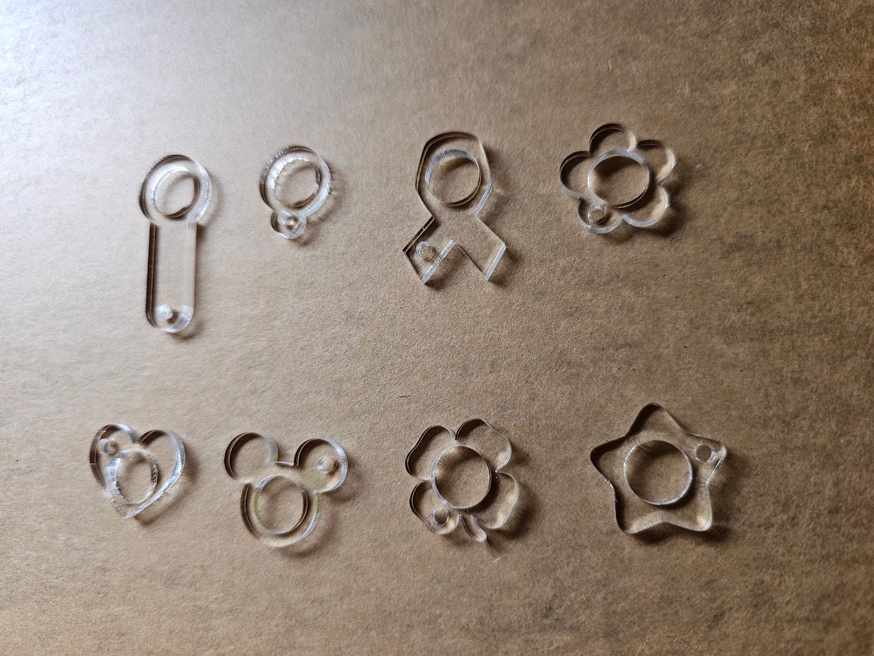 Wholesale Acrylic Straw Charm Blank, Universal Tumbler Dangle, Stanley Custom Cup Supply Topper, Personalize Lid, DIY, Bulk Supplies, 10mm - Image 2
