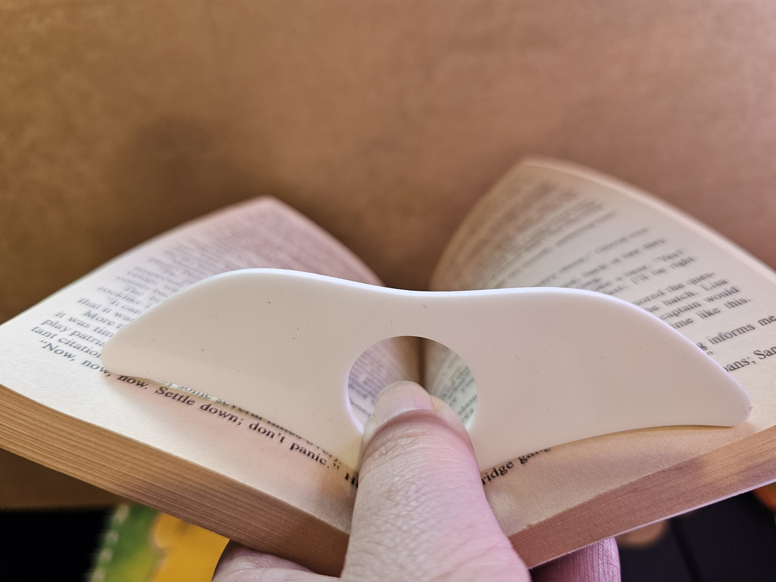 Wholesale Acrylic Book Buddy, Sublimation Page Holder Blank, Thumb Reading Helper, Page Spreader Separator, Hand Free Reader, DIY Crafting - Image 2