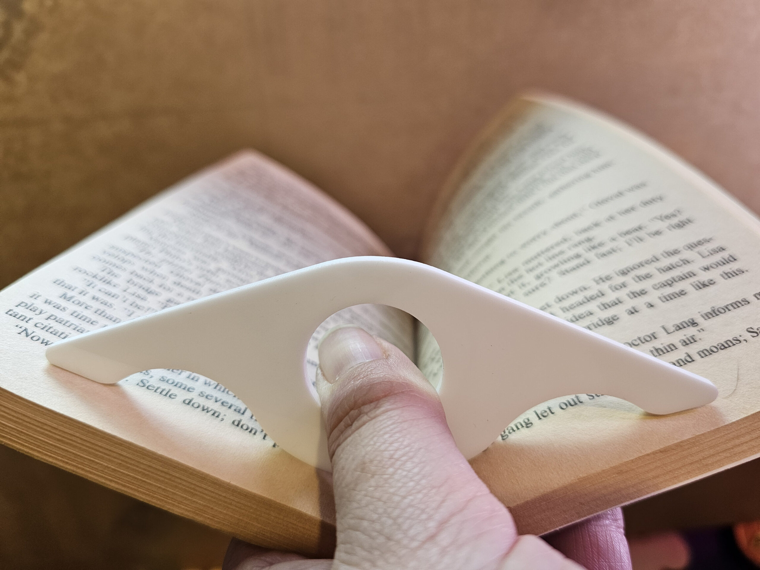Wholesale Acrylic Book Buddy, Sublimation Page Holder Blank, Thumb Reading Helper, Page Spreader Separator, Hand Free Reader, DIY Crafting - Image 6