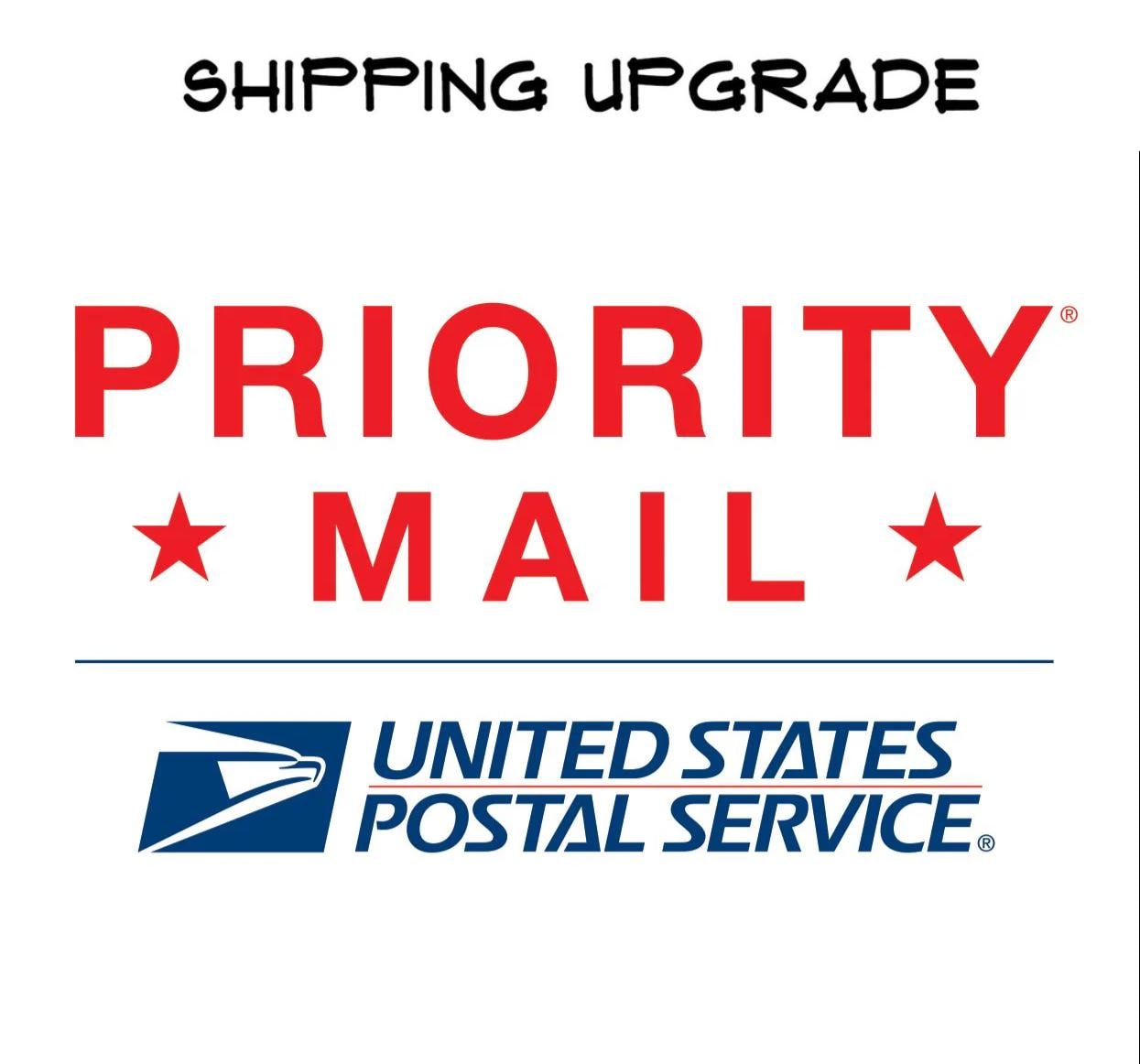 Priority Shipping Upgrade - Add-on | USPS Priority, 2-3 business days, Please Read Carefully.